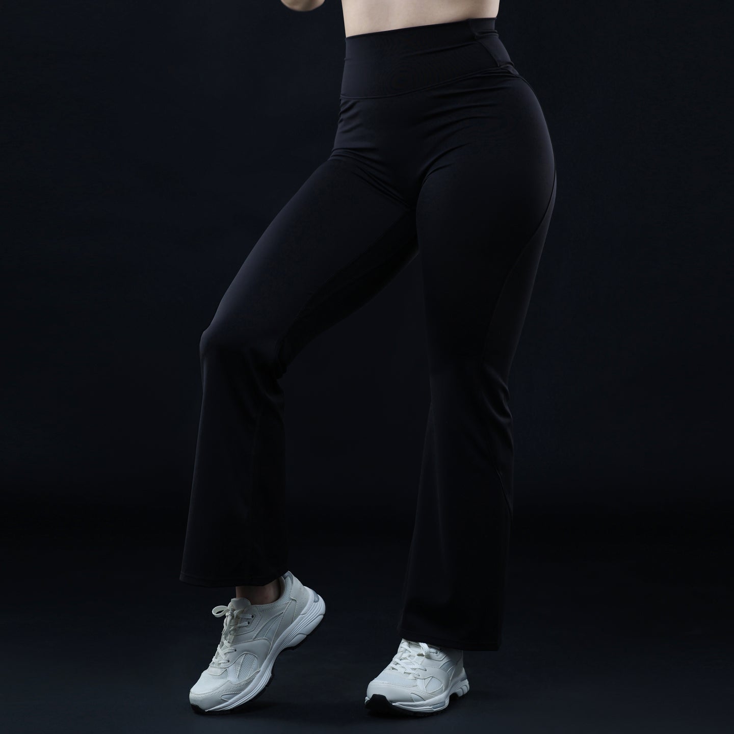 SecondSkin High Waisted Flared Leggings - Neverover Activewear