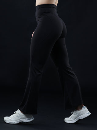 SecondSkin High Waisted Flared Leggings - Neverover Activewear