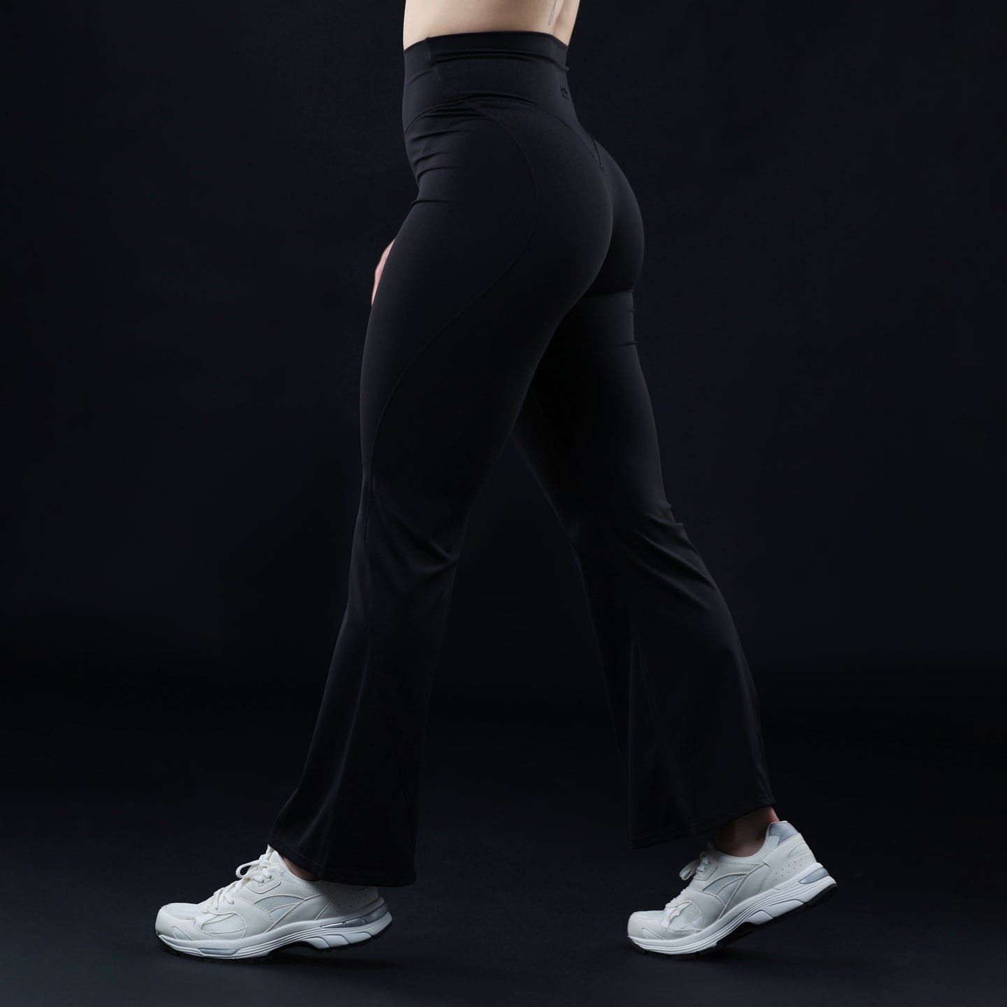 SecondSkin High Waisted Flared Leggings - Neverover Activewear