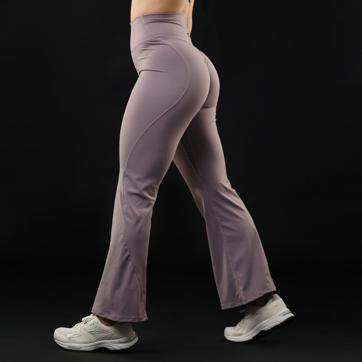 SecondSkin High Waisted Flared Leggings - Neverover Activewear