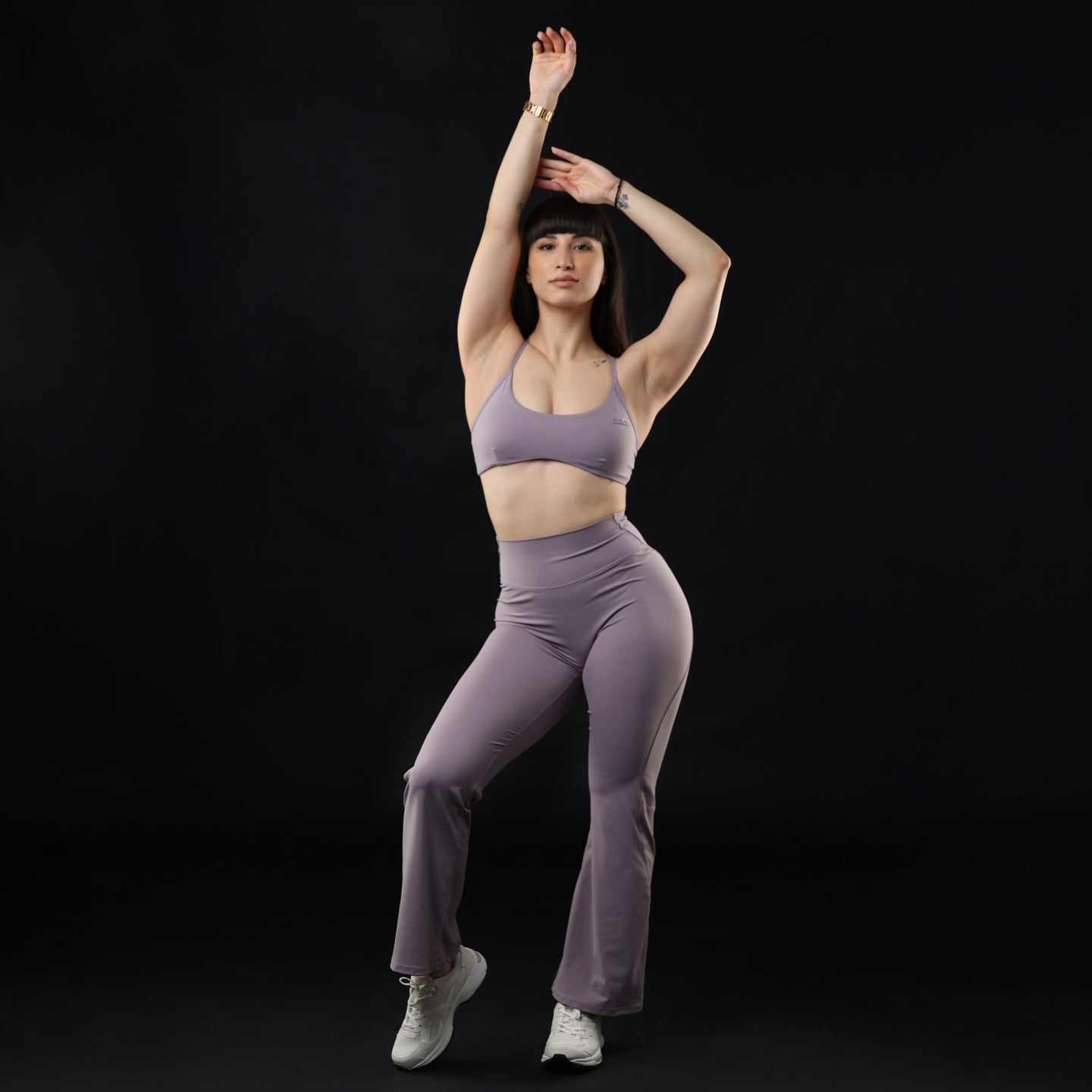 SecondSkin High Waisted Flared Leggings - Neverover Activewear