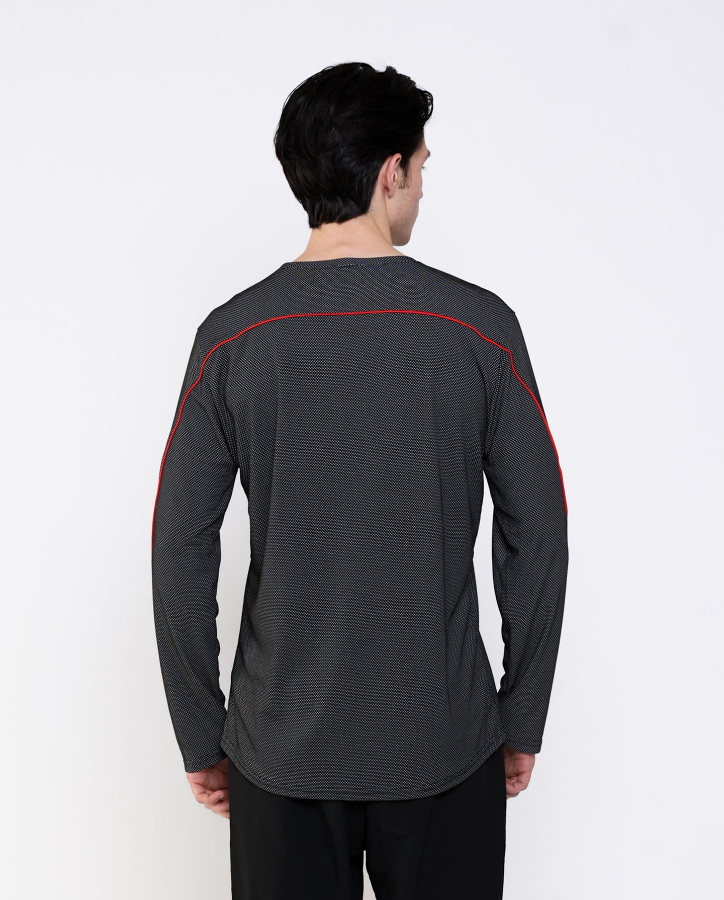 Men's Essential Striped Long Sleeve T-shirt - Neverover Activewear
