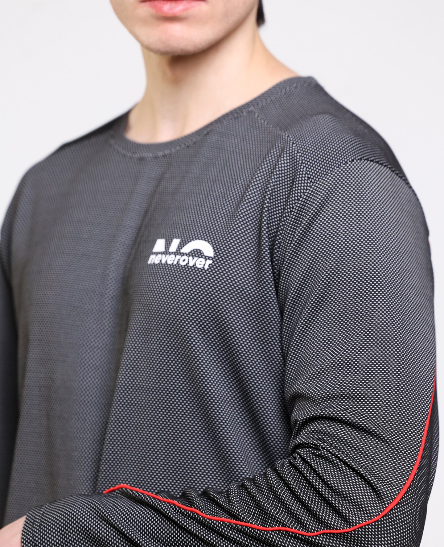 Men's Essential Striped Long Sleeve T-shirt - Neverover Activewear