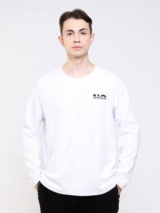 Men's Essential Oversized Long Sleeve T-shirt - Neverover Activewear