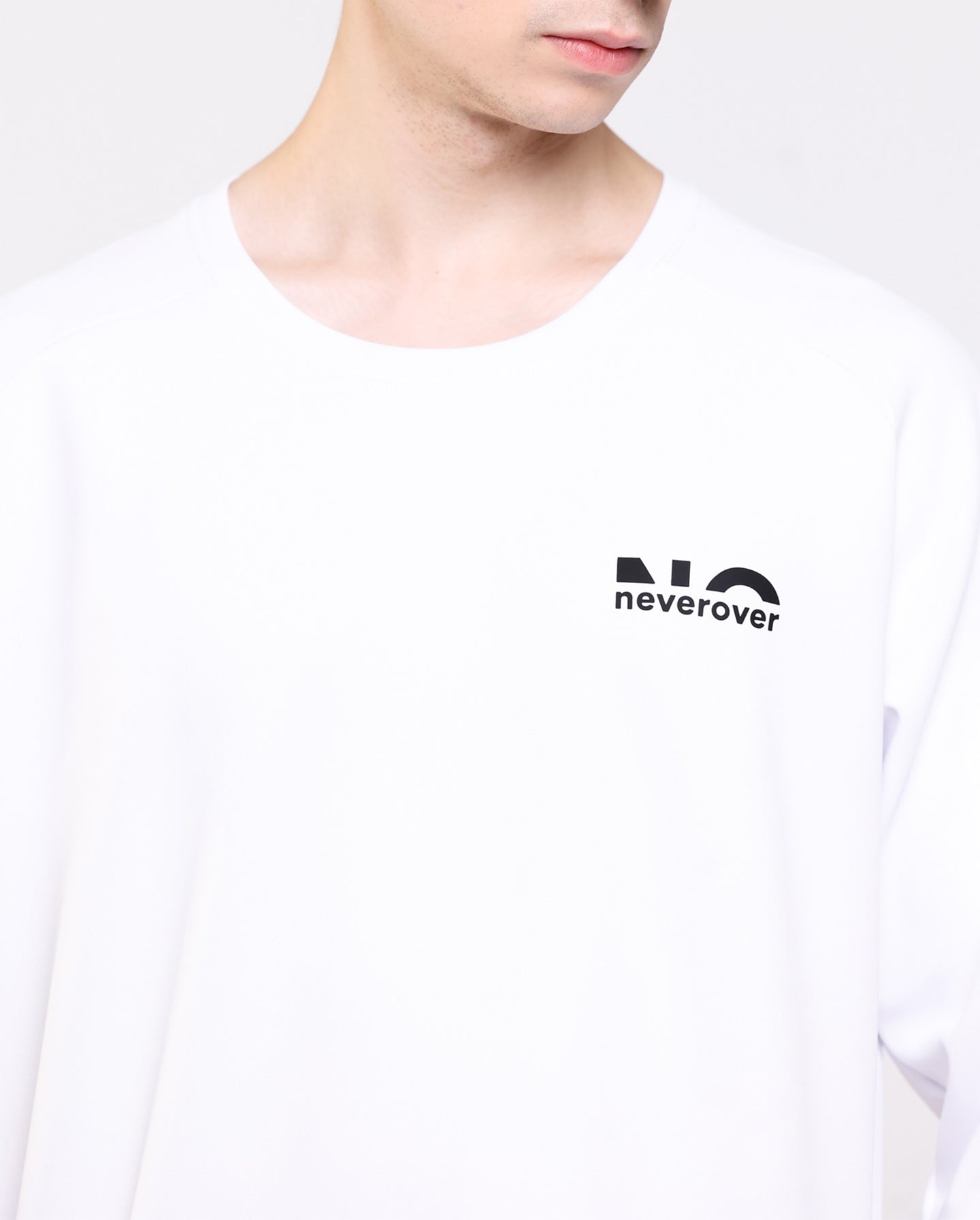 Men's Essential Oversized Long Sleeve T-shirt - Neverover Activewear