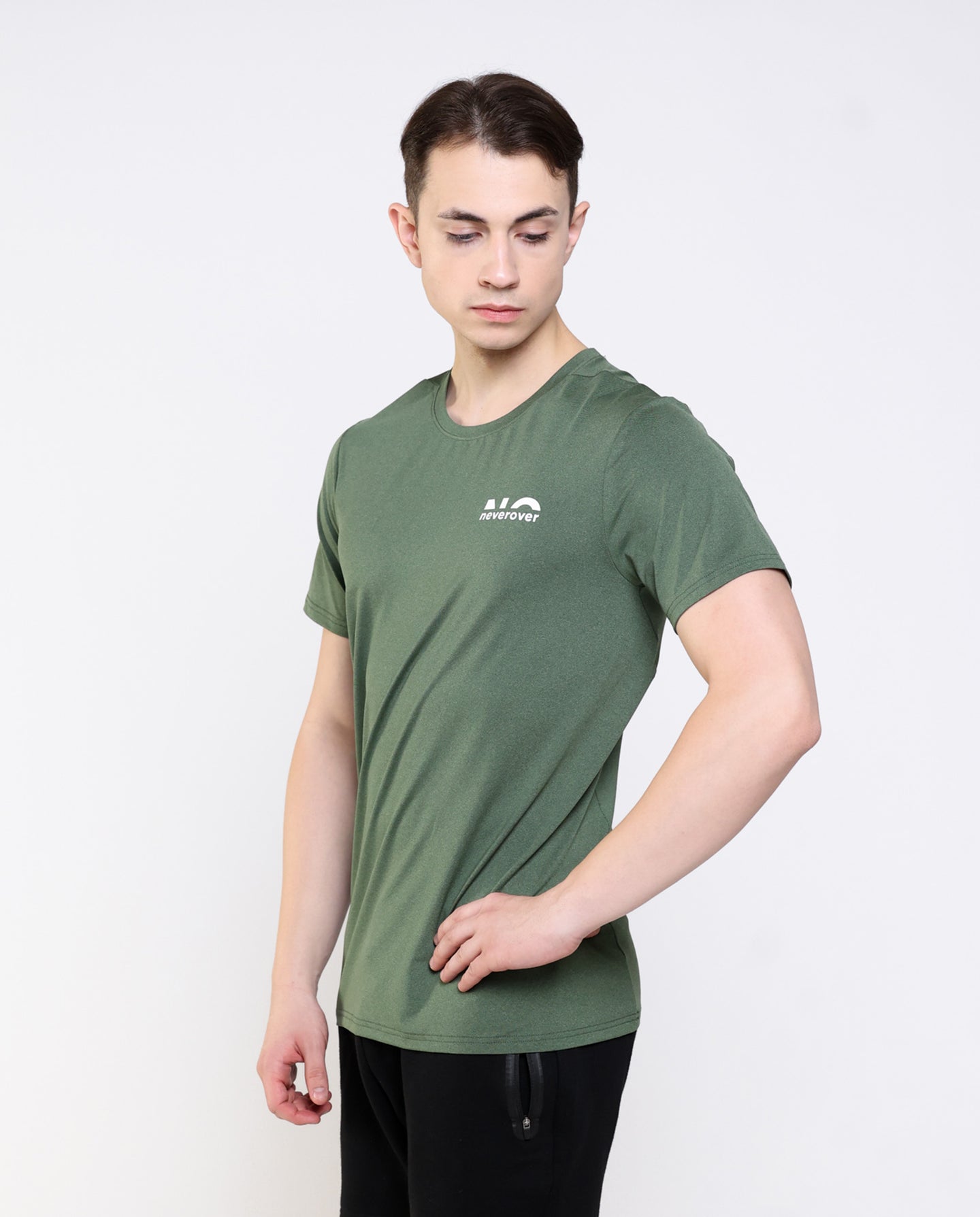 Men's Essential Elastic T-shirt - Neverover Activewear