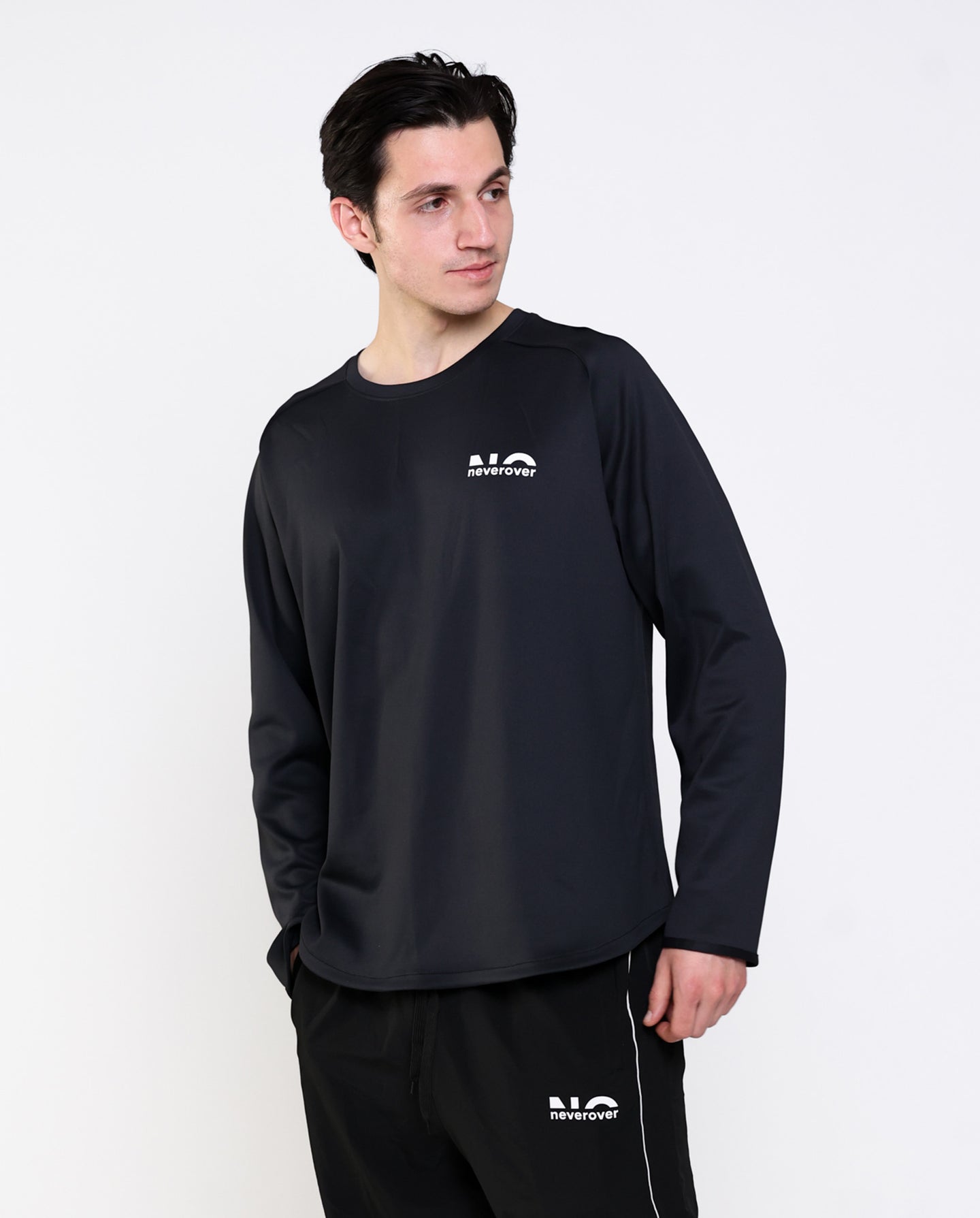 Men's Essential Oversized Long Sleeve T-shirt - Neverover Activewear